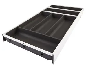 Legjobb ár Ambia-line evőeszköztartó, a legrabox/merivobox fa fiók, műanyag/acél, 6 evőeszköztartó rekesz, nh=650 mm, szélesség=300 mm