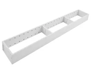 Ambia-line keret, a legrabox/merivobox fa fiók, acél, nh=650 mm, szélesség=100 mm Utolsó esély