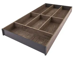 Gyors szállítás Ambia-line evőeszköztartó, a legrabox/merivobox fa fiók, fadesign, 7 evőeszköztartó rekesz, nh=650 mm, szélesség=300 mm