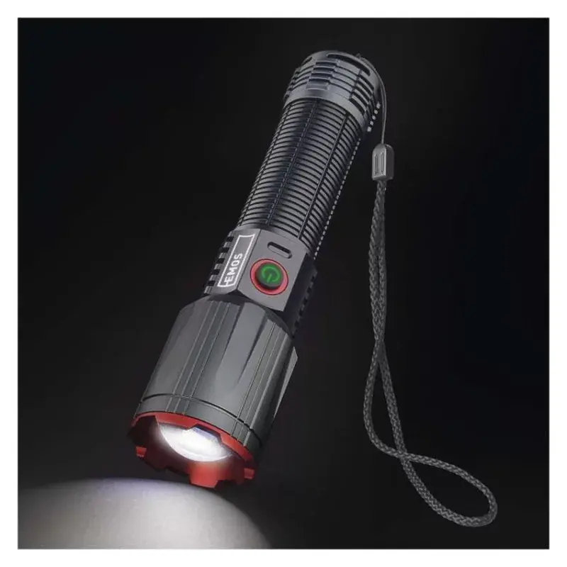 EMOS LED tölthető fém zseblámpa 3000 lm, 5000 mAh Olcsóbb