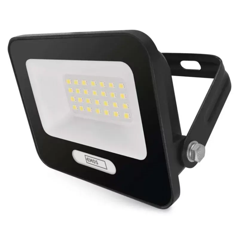 Kiárusítás LED reflektor GLARO 20W, fekete, IP65, 2000 lm, természetes fehér
