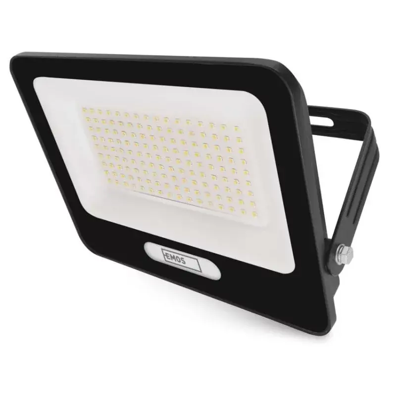 LED reflektor GLARO 100W, fekete, IP65, 10000 lm, természetes fehér Vedd meg most