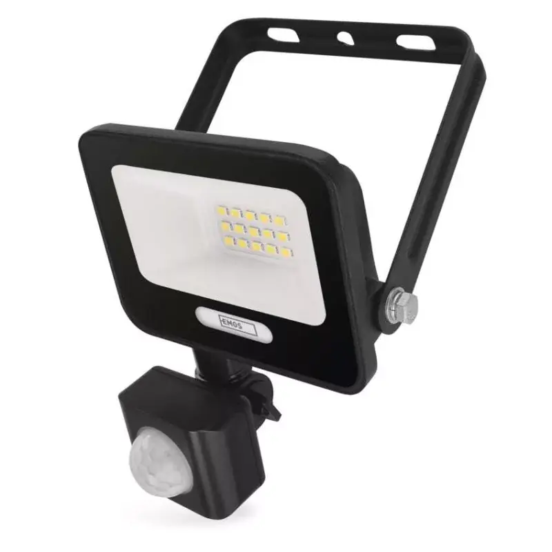 LED reflektor GLARO PIR 10 W, fekete, IP54, 1000 lm, természetes fehér Ne maradj le