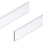 Biztonságos fizetés Merivobox fiókoldal magasító elem - oldal, magasság e (95 mm), nh=450 mm, üveg, 2 db készletben