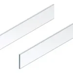 Gyors szállítás Merivobox fiókoldal magasító elem - oldal, magasság e (95 mm), nh=550 mm, üveg, 2 db készletben