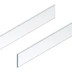 Utolsó esély Merivobox fiókoldal magasító elem - oldal, magasság e (95 mm), nh=600 mm, üveg, 2 db készletben