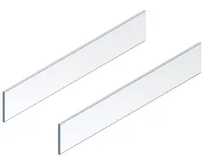 Utolsó esély Merivobox fiókoldal magasító elem - oldal, magasság e (95 mm), nh=600 mm, üveg, 2 db készletben