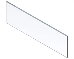 Merivobox fiókoldal magasító elem - elöl, magasság e (142.5 mm), ksz=600 mm (18/19 mm), üveg Ajánlat