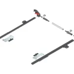 Merivobox oldalstabilizátor, nh=400 mm, ksz=1400 mm, teljes kihúzás, méretre vágáshoz Akciós ár