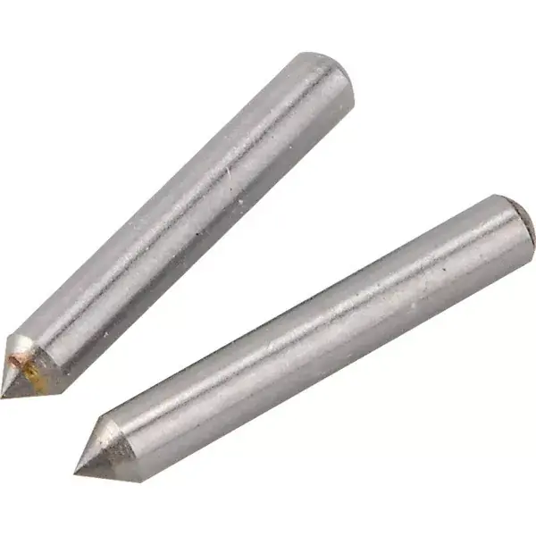Bestseller tartalék gravírozó fej, 2 db, a 404130 mini gravírozó géphez; volfrám karbid (vídia), 3,1×21 mm