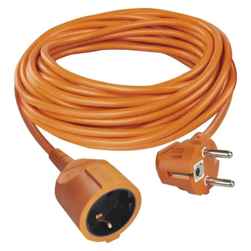 Hosszabbító 10 m / 1 aljzat / narancssárga / PVC / 250 V / 1,5 mm2 Biztonságos fizetés