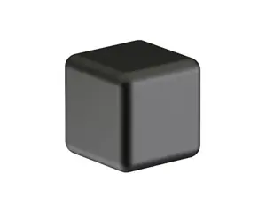 Art 330 matt fekete gombfogantyú 20 mm Rendeld meg most
