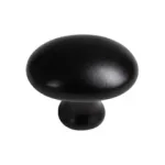 Art 382 matt fekete gombfogantyú 29 mm Outlet