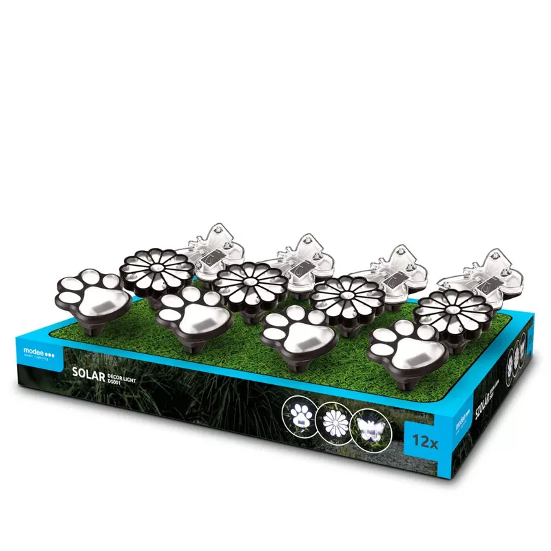 Ne maradj le Modee Lighting LED Szolár Napelemes Dekor Lámpa DS001 (12db/display)