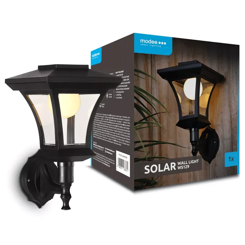 Expressz szállítás Modee Lighting LED Szolár Napelemes Fali Lámpa WS129 (15 lumen)