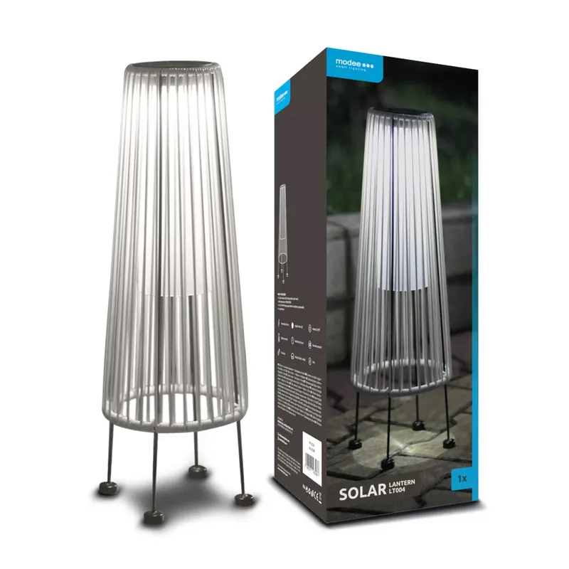 Csak ma Modee Lighting LED Szolár Napelemes Lámpás LT004 (H48x17x17cm)