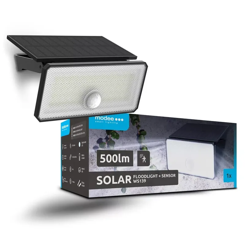 Vedd meg most Modee Lighting LED Szolár Napelemes Reflektor WS139 + sensor (500 lumen)