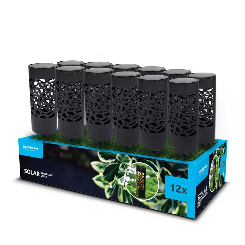Modee Lighting LED Szolár Napelemes Leszúrható Lámpa GS032 (31cm) (12db/display) Kedvezményes ár