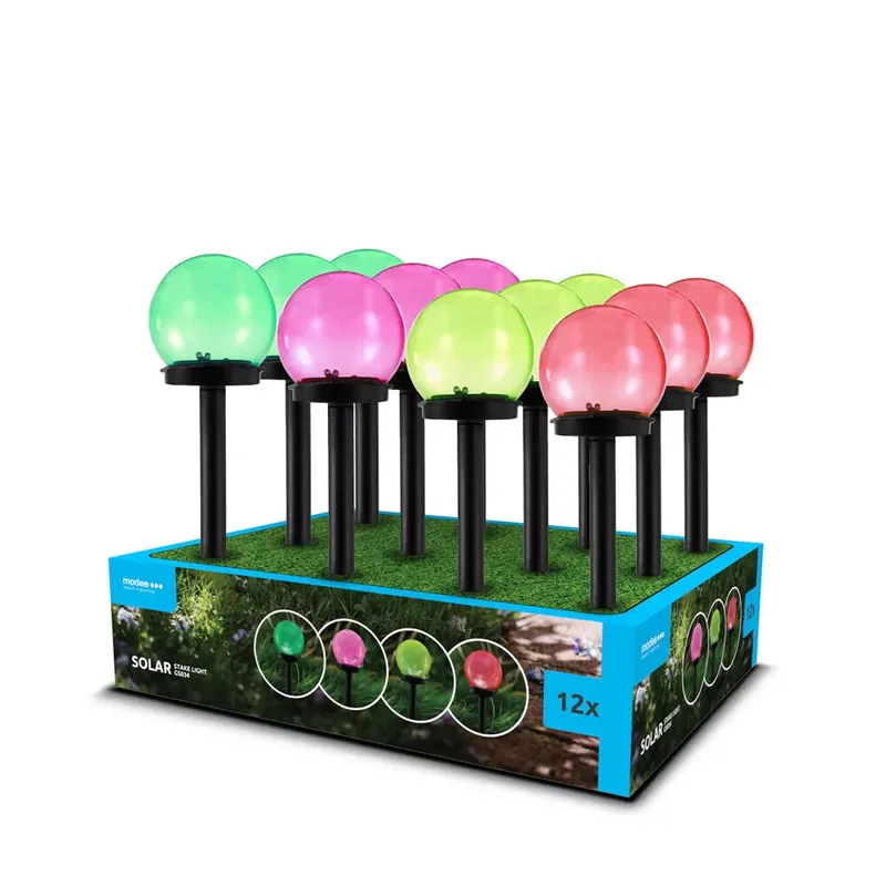 Olcsó Modee Lighting LED Szolár Napelemes Leszúrható Lámpa GS034 (38cm) (12db/display)