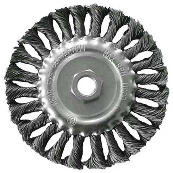 drótcsiszoló körkefe sodort, M14×2 sarokcsiszolóra; 115mm, 11000 ford/perc Újdonság