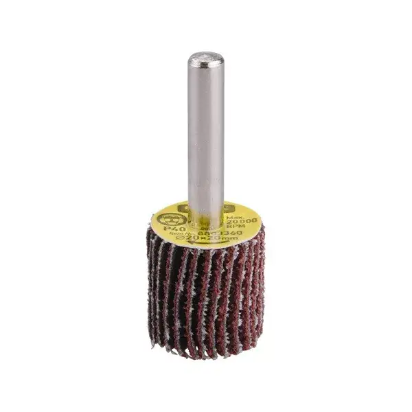 Vedd meg most lamellás csiszoló, csapos, 6 mm befogás, Alu-Oxid, 20×20mm; P80, max. 20.000 ford./perc