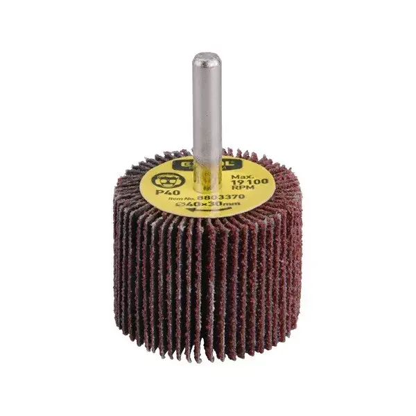 lamellás csiszoló, csapos, 6 mm befogás, Alu-Oxid, 40×30mm; P120, max. 19.100 ford./perc Szezonális akció