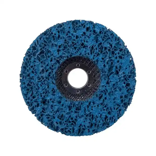 Outlet csiszolókorong sarokcsiszolóhoz ("négertárcsa"), 115mm, 14 mm vastagság, üvegszálas hátlap, nylon és szilícium karbid