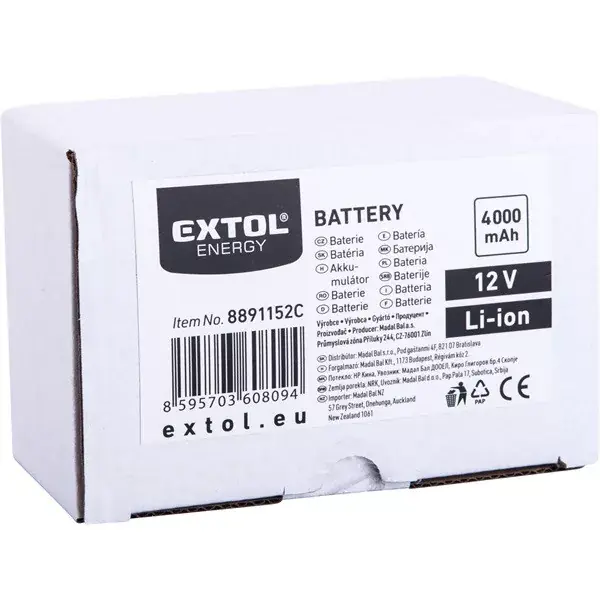 Azonnali szállítás tartalék akku, 12V, Li-ion, 4000mAh, a 8891152 géphez