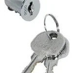Symo bútorzárbetét + 2 db kulcs fém, nikkel, d 15,5 mm, 21,7 mm Legnépszerűbb