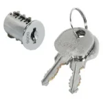 Symo zárbetét + 2 db kulcs fém, nikkel, d 15,5 mm, 21,7 mm Árengedmény