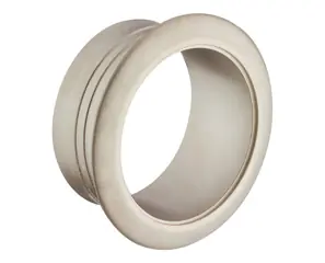 Népszerű Push-lock rozetta műanyag, matt nikkel, d 32 mm, 14 mm
