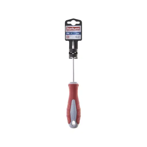 Kihagyhatatlan ajánlat csavarhúzó, PH, S2 acél, mágneses; PH2×125mm, FORTUM