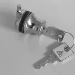 03 0689 503 000 üvegzár + 2 db kulcs fém, króm, d 29 mm, 36 mm Azonnali szállítás