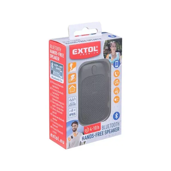 Szuper akció bluetooth hangszóró mikrofonnal, EXTOL PREMIUM