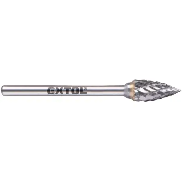 Expressz szállítás mini keményfém turbómaró (rotormaró), íves, hegyes orrú, átmérő 6×13mm/szár 3mm, keresztfogazás