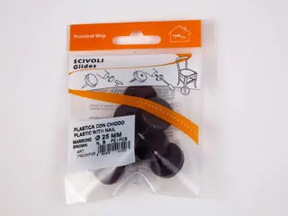 Csúsztatószeg 25mm szeggel 8db/blister barna Csak ma