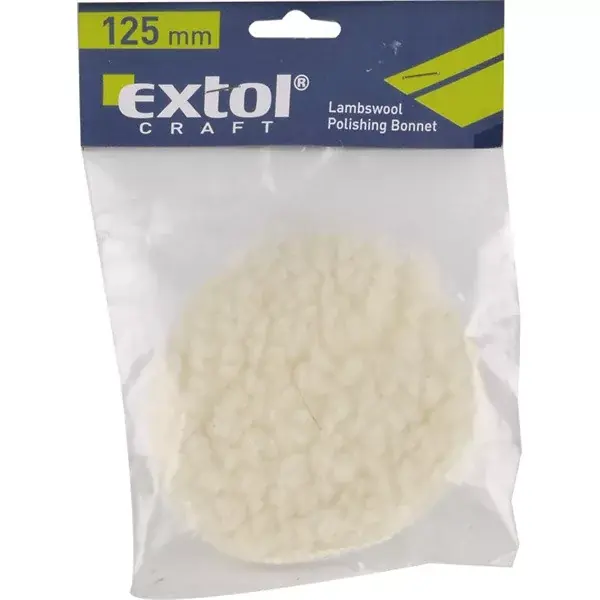 polírkorong, fehér, báránybőr (gyapjú); 125 mm, 407201, 8894201 és 8894202 excenter csiszolókhoz Azonnal elérhető