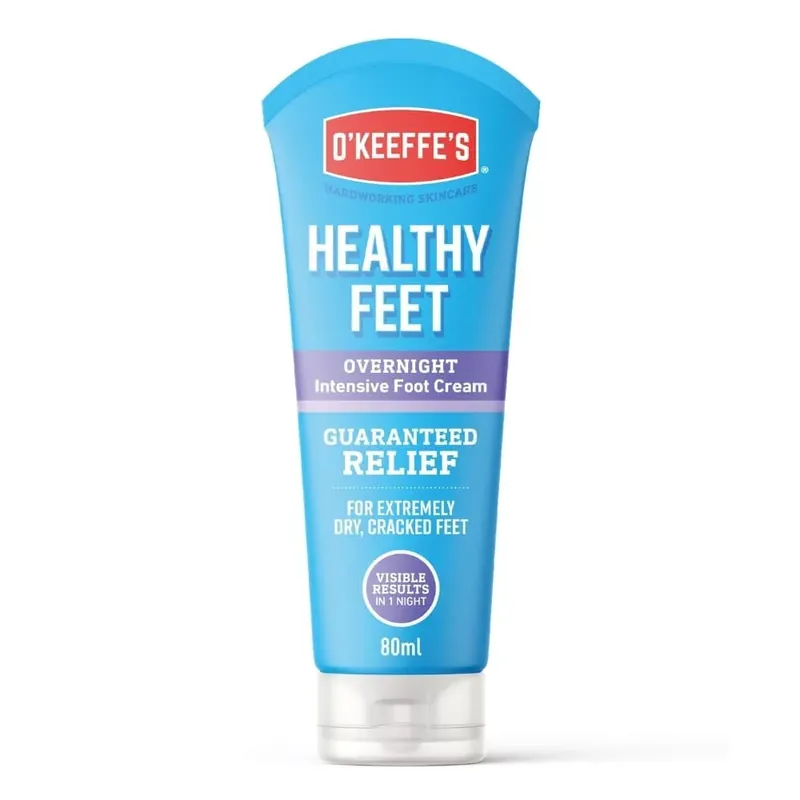 O"Keeffe"s Healthy Feet Overnight intenzív éjszakai hidratáló lábkrém száraz, repedezett bőrre – 80 ml Vásárlói kedvenc