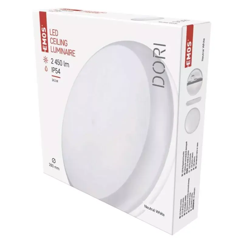 EMOS DORI LED mennyezeti lámpa 24,5W 2450lm IP54 term. fehér Olcsó