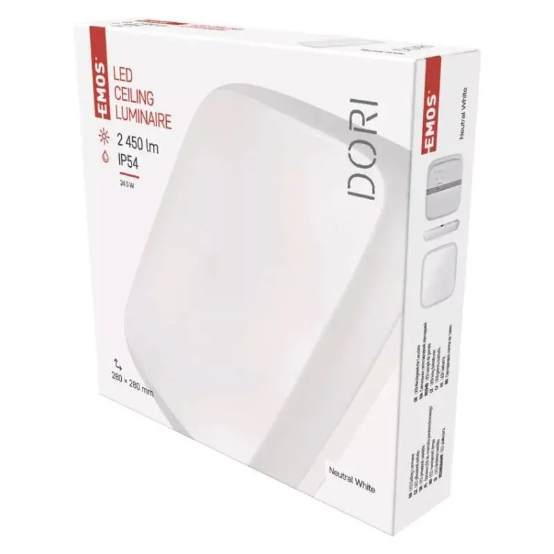 EMOS Dori LED mennyezeti lámpa 24,5W 2450lm IP54 term. fehér Outlet