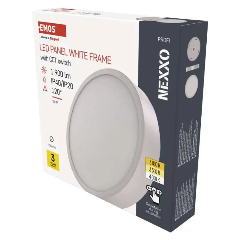 LED felületi lámpatest NEXXO, kerek, fehér, 21W, CCT Alacsony ár