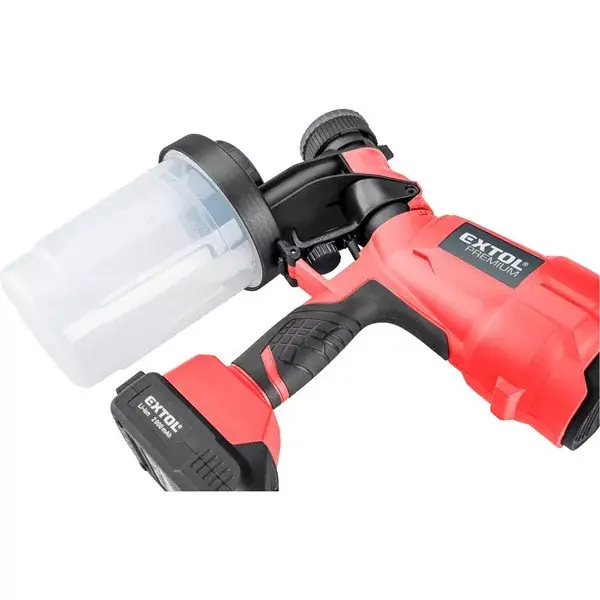 akkus festékszóró gép, Share20V, 20V, Li-ion, 1db akku, 1db töltő, 2000 mAh, 700 ml/perc Expressz szállítás
