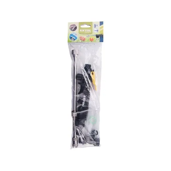 Outlet permetező- és locsoló fej, kézi, locsolótömlőhöz, hossz 31/50 cm, 50 ml tartály