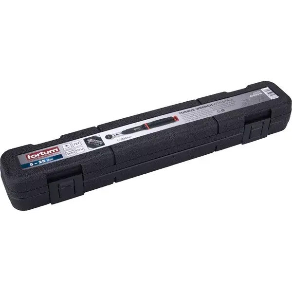 nyomatékkulcs, 1/4", 5-25 Nm, ablakos, 72 fog; pontosság +/- 4% FORTUM Rendeld meg most