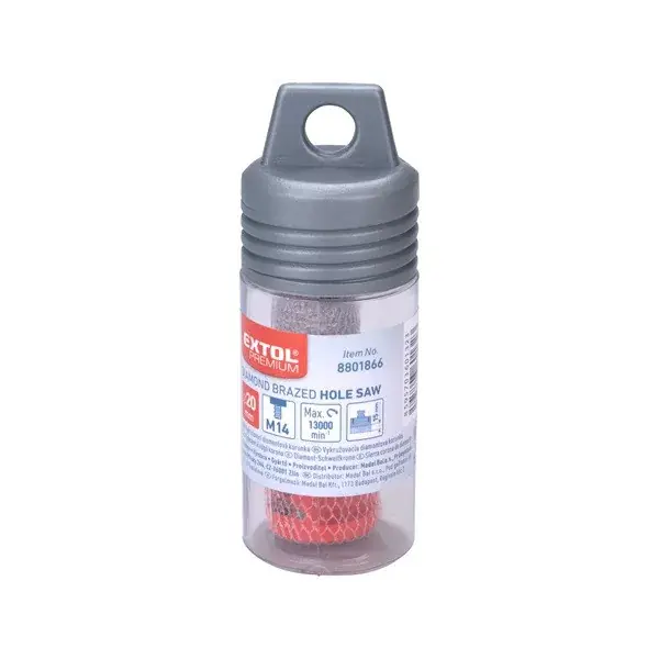 körkivágó csempére, gyémánt vágóél; 20mm × M14, sarokcsiszolóba fogható Szuper ajánlat