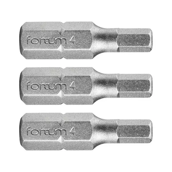 Outlet behajtóhegy HEX, 3 db, S2 acél; H 5×25mm, bliszteren