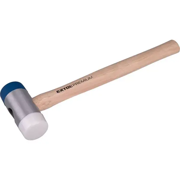 Vedd meg most gumikalapács (illesztő kalapács) fa nyéllel, cserélhető gumi fejek; 40 mm, 32 cm