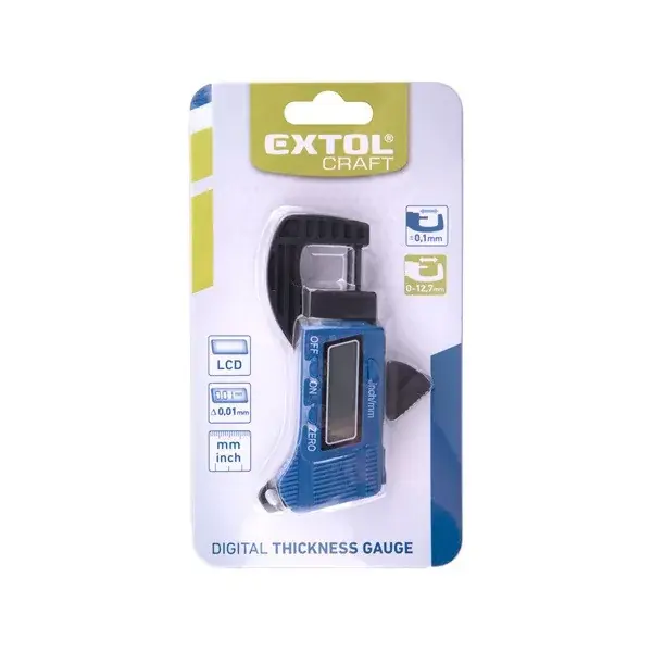 Vásárlói kedvenc digitális mikrométer; 0,01×12,7mm, műanyag, pontosság ±0,1 mm