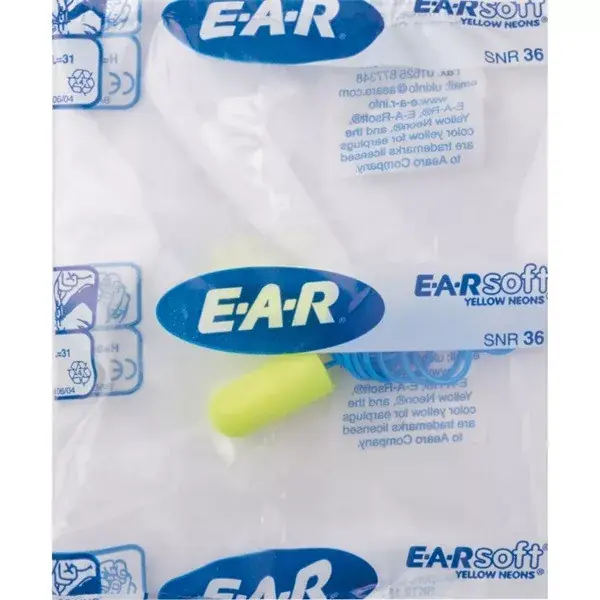 Gyors szállítás EAR puha füldugók biztonsági szálakkal, CE