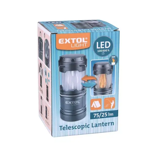 LED teleszkópos lámpa, 75 Lumen, láng hatású fény, elem nélkül Nézd meg most